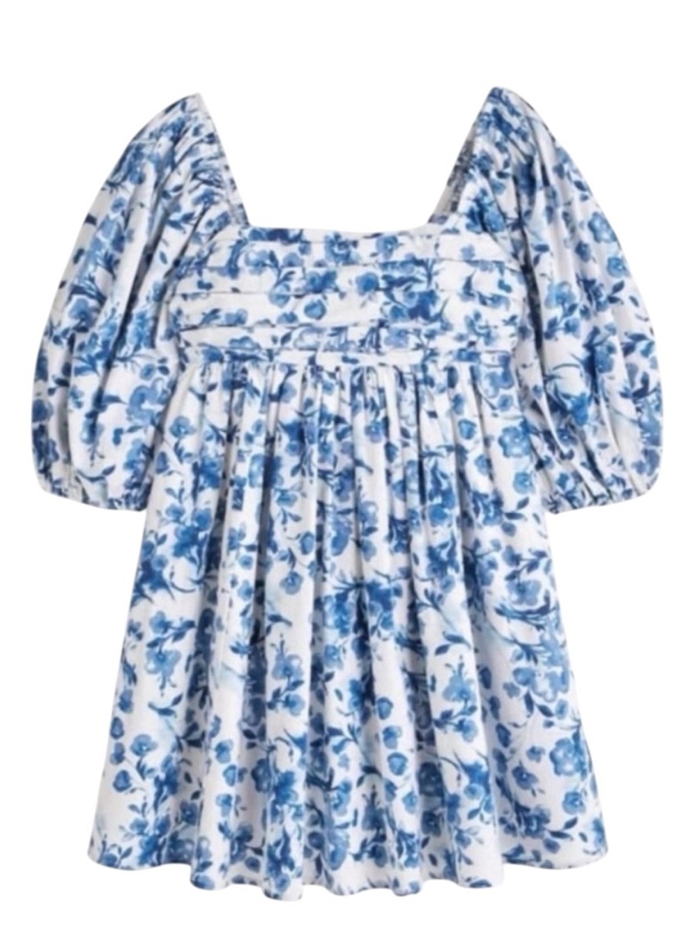 Abercrombie & Fitch Poplin Feminine Puff Sleeve Dress Size S